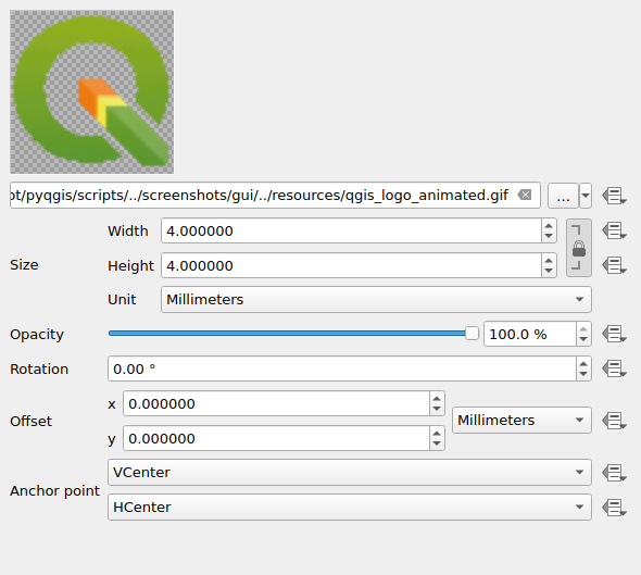 QgsRasterMarkerSymbolLayerWidget