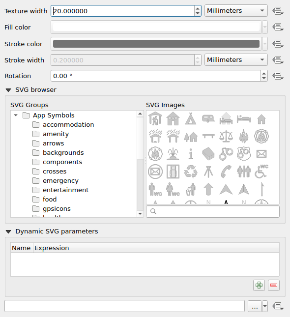 QgsSVGFillSymbolLayerWidget